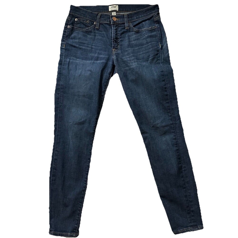 J. Crew Toothpick Jeans Women Size 6 -- 28Wx27.5L Stretch Mid-Rise Skinny